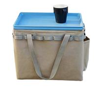 Buhygn Camping Storage Bag, Heavy Duty Travel Tote, Camping Holder Organizer, Versatile Outdoor Storage, Rapid Packing Function, 39.5cm, for Closet, Trips & Outdoor Adventures