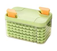 Buhygn Ice Trays for Freezer - Stackable Reusable Tray with Bin - 77-Cavity Ice Molds for Whiskey | for Kitchen Coffee Cocktail Whiskey Beverage Party