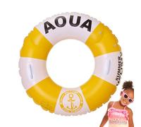 Buhygn Inflatable Pool Floats | Throwable Flotation Device with Handle Swimming Tubes - Thickening Pool Tubes, British Style Swimming for Beach, Women, Men