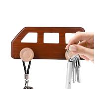 Buhygn Kids Coat Rack Wall Mount | Car-Shaped Wall Mount Wood Hanger | Coat and Hat Hanger,for Room Nursery Bathroom Children Door Backpack Clothes Bath Bedroom Entryway Home
