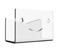 Buhygn Mail Sorter Organizer | Acrylic Letter Envelope Rack | Wall Mount Mail Organizer,for Home Office Apartment Farmhouse Dormitory Study Living Room