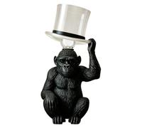 Buhygn Monkey Table Lamp with Top Hat, Soft Ambient Lighting, 30x20x10cm, Decorative Night Lighting, Funny Desk Lamp, Funny Monkey Design, for Home Office Bedroom Living Room Shelf Use