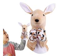 Buhygn Plush Puppets | Animal Hand Puppet with Sounds and Boxing Action | Toy Plush Stuffed Doll Educational Role Play Storytelling for Children