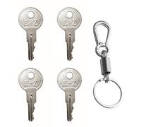 BuiBettFu 4PCS Golf Cart Ignition Key 17063-G1 Replacement for EZ-GO Gas and Electric 1982-up, Replace OEM 17063-G1
