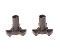 BUIDI 2Pieces Universal Microwave Turntable Coupler Plate Support Stand Drive Cog Tools