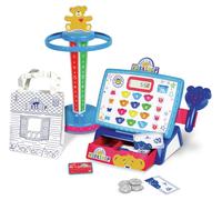 Casdon Build-A-Bear Workshop Toy Shop & Checkout Set | Officially Licensed Build-A-Bear Toy Play Set | Perfect for Roleplay for Children Aged 3+ | Includes Electronic Cash Register