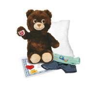 Casdon Build-A-Bear Workshop Furtastic Toy Bear & Outfit Assortment | Assorted Cuddly Toy Bear and Outfit for Children Aged 3+ | Ready to Stuff! | Filling, Heart, and Certificate Also Included