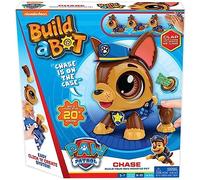 Build-a-Bot: Paw Patrol - Chase | Build Your Own Interactive Paw Patrol Characters | Easy Click 'n' Create System | 20+ Piece STEM Robot Kit for Kids