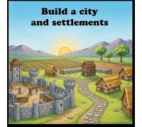 Build a city and settlements,: With illustrations for self-care and relaxation coloring book for teenagers about adults, 50 pages