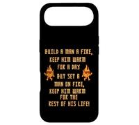 Build A Man A Fire Keep Him Warm Quote Case for iPhone Air