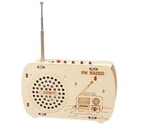 Build A Radio Kit, Educational Electronics Puzzle Device, Circuit Learning Set, Creative Assembly Console, Practical Activity Project with Tools, Craft Kit for Children, Students, STEM Learning