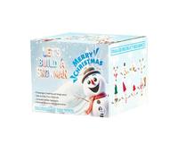 Build a Snowman Craft Kit - DIY Snowman Set with Air-Dry Clay, Accessories & Decorations - Creative Winter Activity for Children, Party Craft Favors & Festive Holiday Gifts