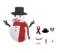 Build A Snowman Decorating Kit, Christmas Snowman Decorating Making Kit, Outdoor Fun Kids for Christmas Winter Holiday Party Decoration, Xmas Holiday New Year Decoration Gift and Winter Party