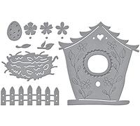 Build a Spring Birdhouse Etched Dies from Birdhouses Through The Seasons by Vicky Papaioannou