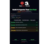 Build AI Agents That Get Paid: OpenClaw + Hermes + MCP Systems That Sell for $3K-$10K. Weekend Build to Production in 30 Days. (OpenClaw AI Agent Playbooks)
