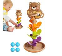 Build and Stack Ball Drop,Interactive Ball Track Drop Stacking Toys | Play Track Tower Stacking Game Interactive Ramp Race Educational Games Learning for Kids Boys Girls Toddler Baby
