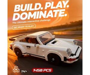 Build Blocks icons - Porsche 911 | 1458pcs (10295) High Quality ABS Plastic Kit