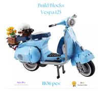 Build Blocks icons - Vespa 125 | 1106pcs (10298) High Quality ABS Plastic Kit