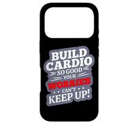 BUILD CARDIO SO GOOD YOUR WORRIES CAN'T KEEP UP Case for iPhone 17 Pro