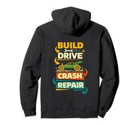 Build Drive Crash Repair Funny RC Car Hobby Design Pullover Hoodie