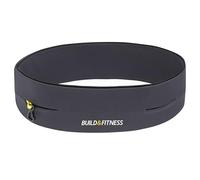 Build & Fitness Running Belt, Flip Waist Pouch, Internal Key Clip, Phone Holder for Men and Women, Lightweight, Slim, Comfortable, fits All Samsung's, iPhone's