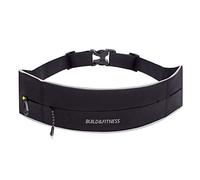 Build & Fitness YKK Zipper Running Belt, Fully Adjustable Waist with Key Clip - Slim, Comfortable - Fits All Phones, Keys, Cards, Airpods, GUs - For Men & Women - Run, Jog, Gym workout, Cycle, Hiking