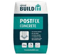 Build It Postfix Concrete 20kg | Fast Setting | No Mixing Required | Just Add Water | Ideal for Fence, Gate & Sign Posts | Sets in 5-10 Minutes | For Wood, Metal & Concrete Posts - Nirmi