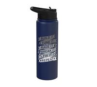 Build It Tune It Race It Break It Fix It Repeat Car Lover Stainless Steel Insulated Water Bottle