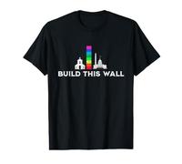 Build This Wall Separation of Church and State Gay Pride Value Graphic T-Shirt