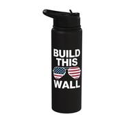 Build This Wall Separation of Church and State Stainless Steel Insulated Water Bottle