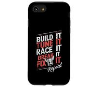 Build Tune Race Break Fix It Repeat Screwdriver Motorsport Case for iPhone SE (2020) / 7/8