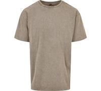 Build Your Brand Acid washed heavy oversized tee - Mens T-Shirt, 100% Cotton
