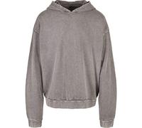Build Your Brand Acid Washed Oversize Cotton Hoodie Menâ€™s Casual Sportswear