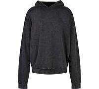 Build Your Brand Acid Washed Oversize Cotton Hoodie Menâ€™s Casual Sportswear
