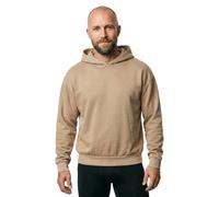 Build Your Brand Acid Washed Oversized Hoodie - 100% Cotton, Beige - L Men