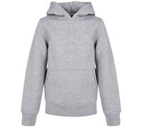 Build Your Brand Basic Hoodie in Grey | Size: 5-6 Years Build Your Brand Grey 5-6 Years