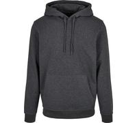 Build Your Brand Basic Hoodie Men Cotton Blend Relaxed Fit