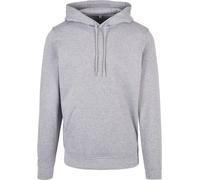 Build Your Brand Basic Hoodie Men Cotton Blend Relaxed Fit