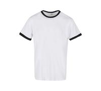 Build Your Brand Basic Ringer Tee BB022 - Short Sleeves and Crew Neck