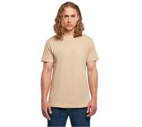 Build Your Brand Basic Round Neck T-Shirt Top Shirt Basic Blank Cotton