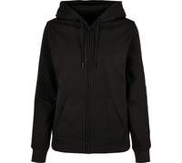 Build Your Brand Women's Zip Hoodie Cotton Blend with Pockets