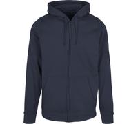 Build Your Brand Basic Zip Hoodie BB008 - Brushed Sweat Fabric
