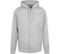 Build Your Brand Basic Zip Hoodie BB008 - Brushed Sweat Fabric