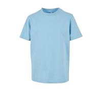 Build your Brand Boys' Basic Tee T-Shirt, 100% Cotton, Sizes 110-164, Baltic Blue, 158-164 cm