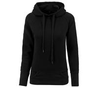 Build Your Brand Women's BY043 Hoodie, Black, XS