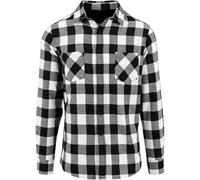 Build Your Brand Checked Flannel Shirt Men Casual Shirt Printable