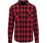 Build Your Brand Checked flannel shirt - Soft cotton flannel finish