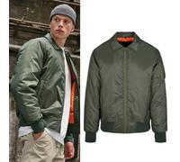 Build Your Brand Collar bomber jacket - Mens, 100% Nylon & Polyamide