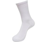 Build Your Brand Crew Socks, White, 35-38