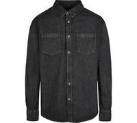 Build Your Brand Denim Long Sleeve Shirt